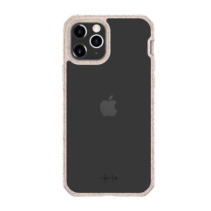 Itskins Feroniabio Pure iPhone 12 / 12 Pro Case - Natural And Transparent - Tashqila Itskins Feroniabio Pure iPhone 12 / 12 Pro Case - Natural And Transparent - Tashqila